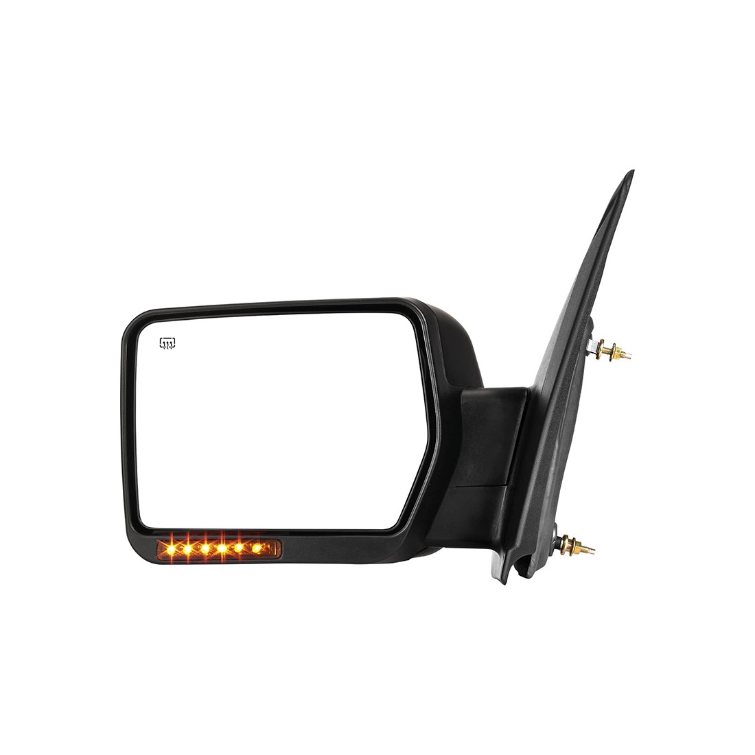 Warriors Arrow Rear View Mirror Black Plastic For Mazda – Image 2